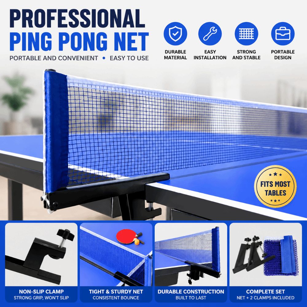 Table Tennis Bat Butterfly - Standard Table Tennis Net Foldable Post