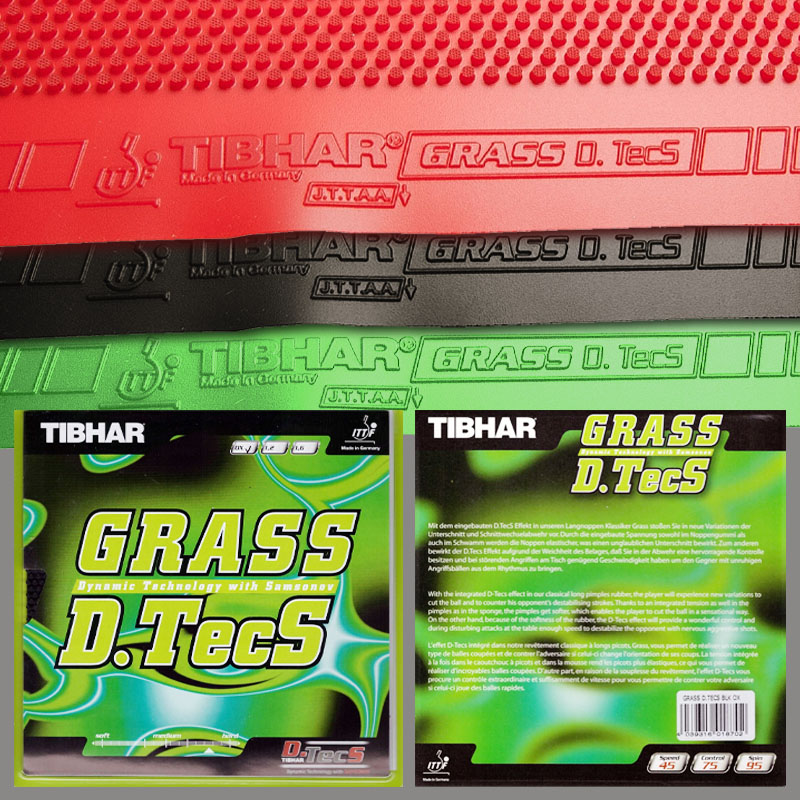 TIBHAR Grass D.TecS Table Tenn - Table Tennis Germany ulasan dan harga