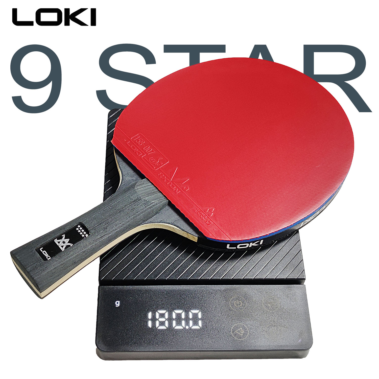 LOKI 9 Star Table Tennis Racke - Table Tennis Bat Butterfly ulasan dan harga