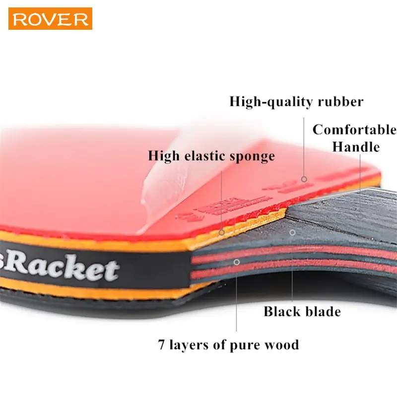 5/6 Star Table Tennis Racket 2 - Table Tennis Bat Butterfly ulasan dan harga