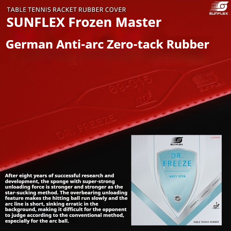 SUNFLEX DR.FREEZE Anti-arc Tab - Table Tennis Germany ulasan dan harga