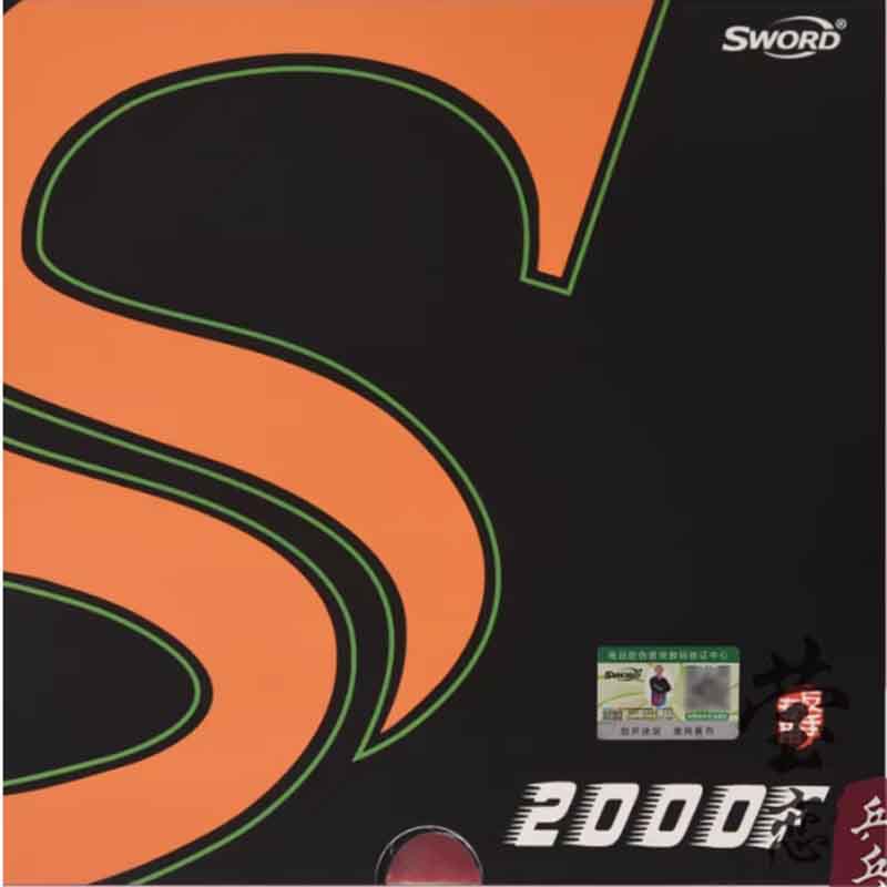 Sword 2000F table tennis rubbe - Table Tennis Backhand ulasan dan harga